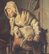 REMBRANDT Harmenszoon van Rijn Tobit and Anna with the Kid (mk33) painting